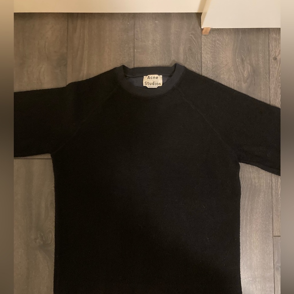 Acne navy blue sweater xs